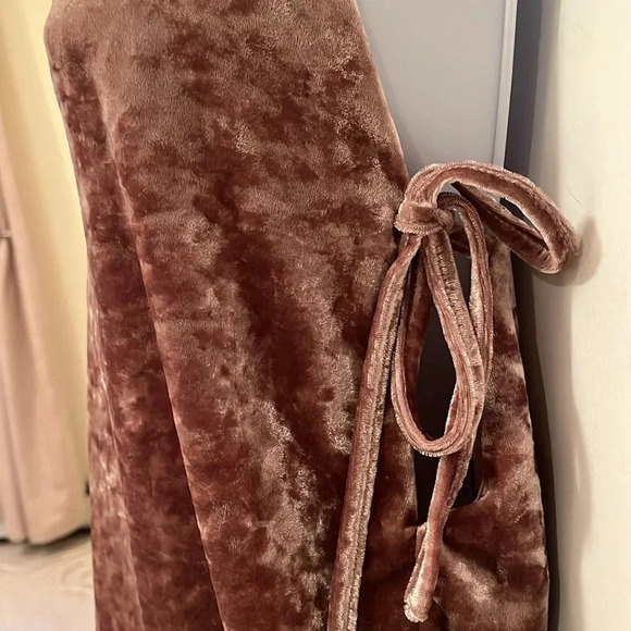 Crushed Velvety Top Sleeveless & Jogger Pants Lounge Wear Set Pink Medium L Y2K - Picture 5 of 17